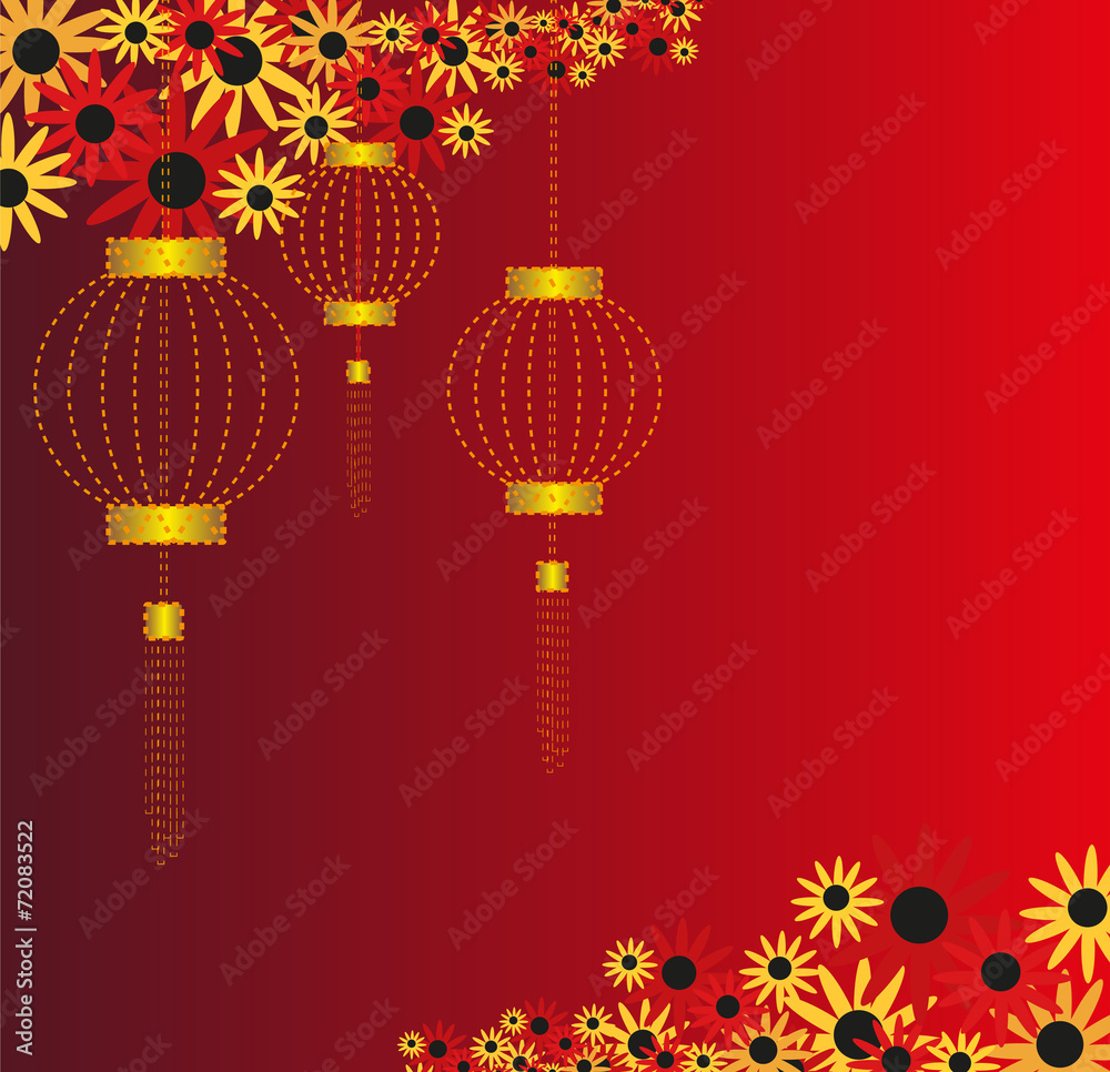 Chinese lantern background Chinese lantern background