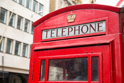 London phone box.