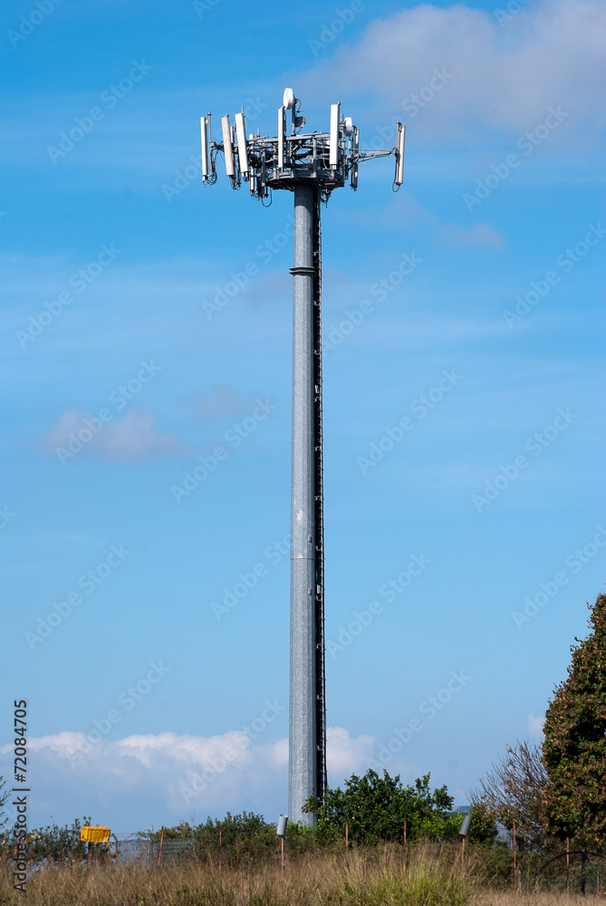 Obraz premium Radio antennas
