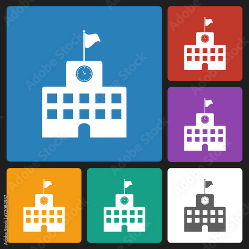 school building icon