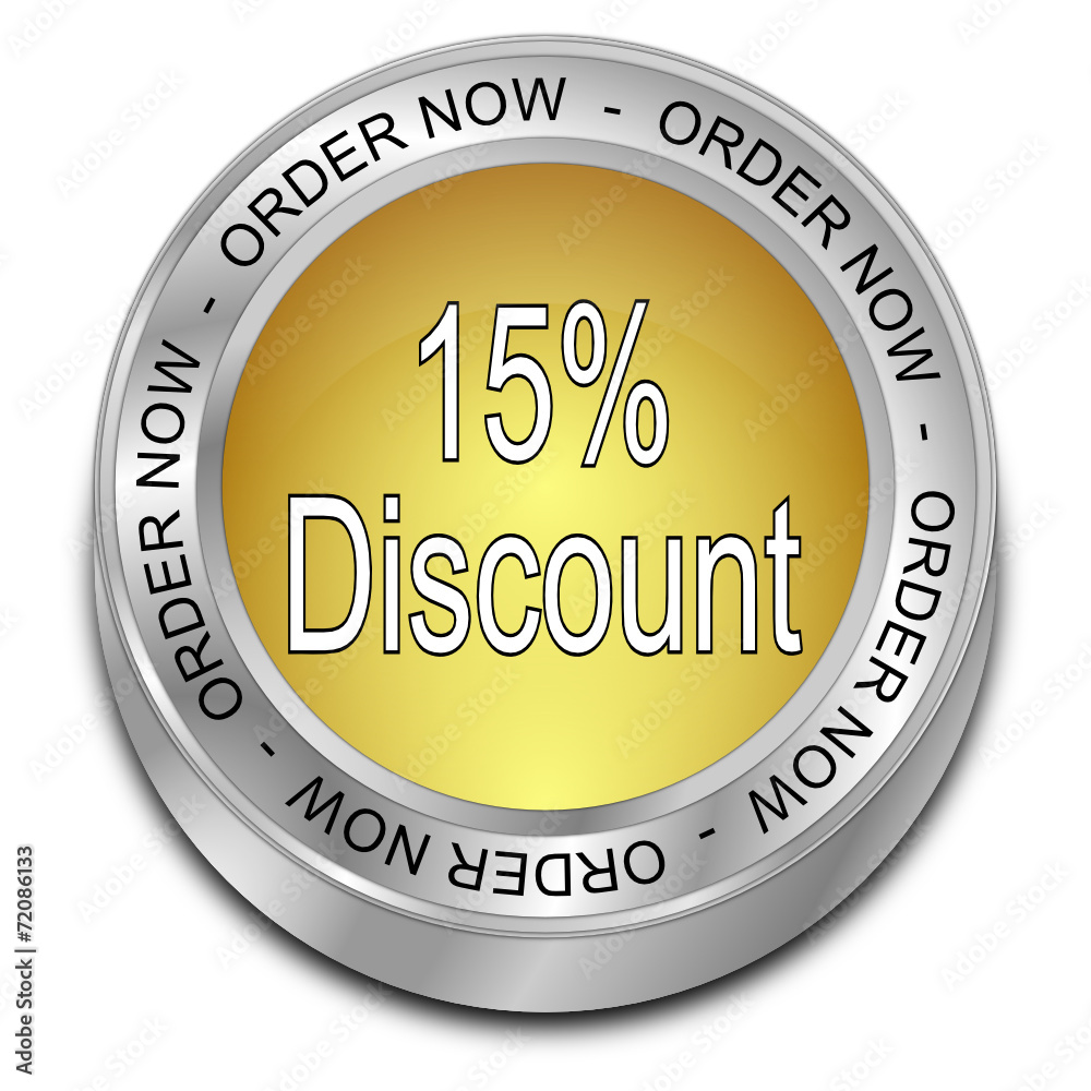 15% Discount - Order now Button