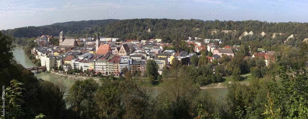 Fototapeta premium Wasserburg am Inn