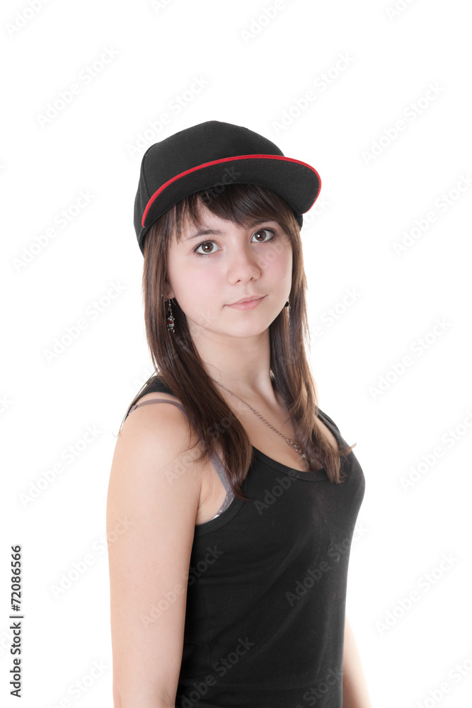 girl in a cap girl in a cap