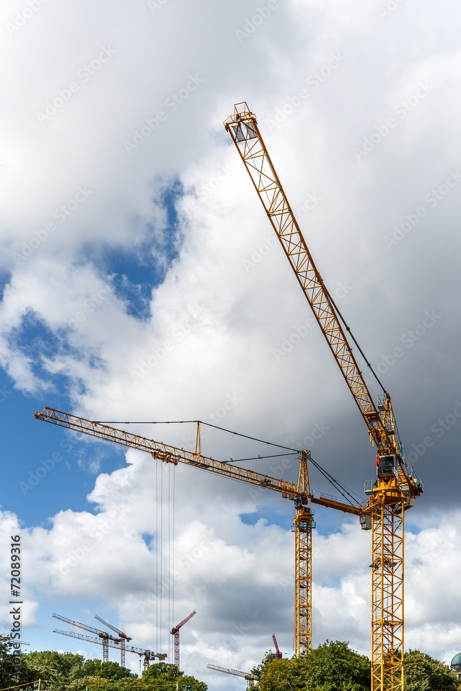 Grues - Constructions- Bâtiments