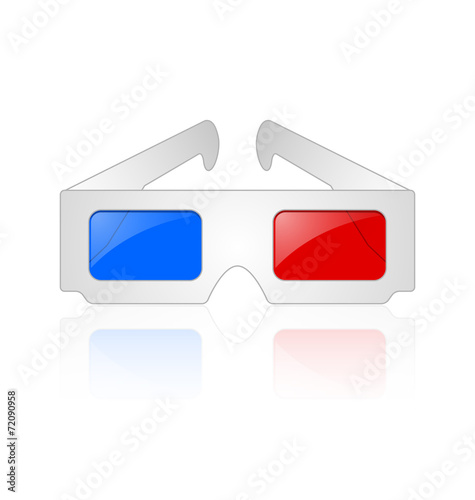 Anaglyphic 3D glasses