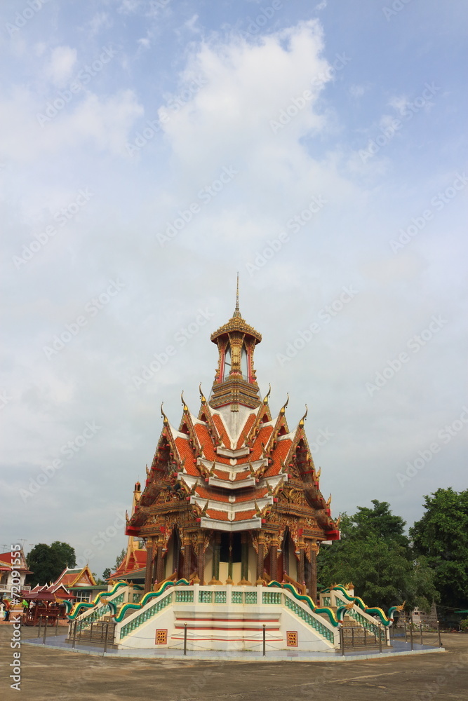 Mondop at Wat Rasom, Phachi, Ayutthaya