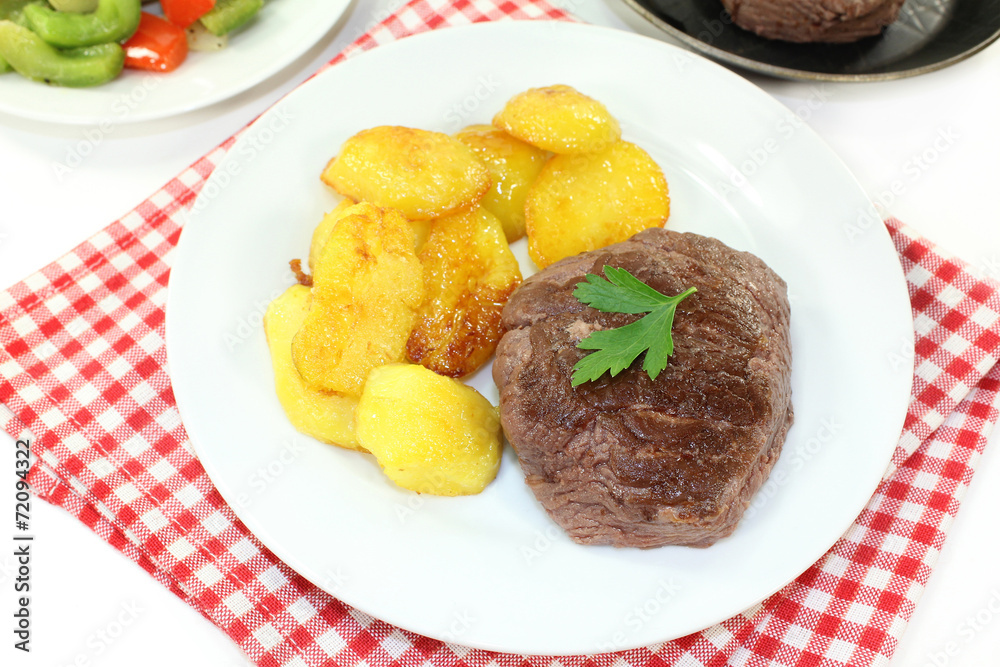 Straußensteak Straußensteak