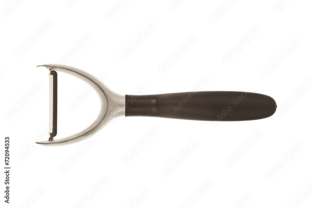 metal peeler isolated on white background metal peeler isolated on white background
