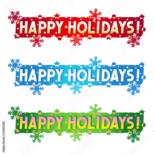 Holiday greeting - Happy Holidays 