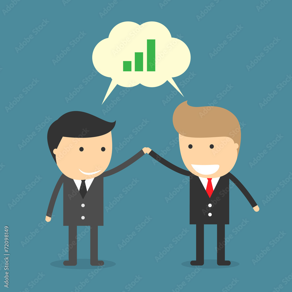 Collaboration of businessmen Collaboration of businessmen