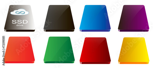 Colored SSD drives