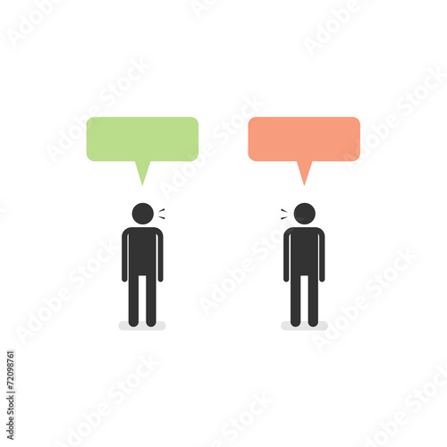 People speech bubbles