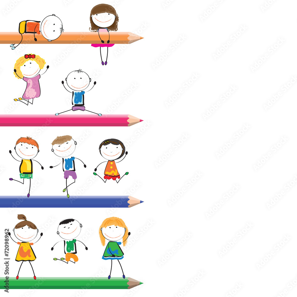 Naklejka premium Back to school