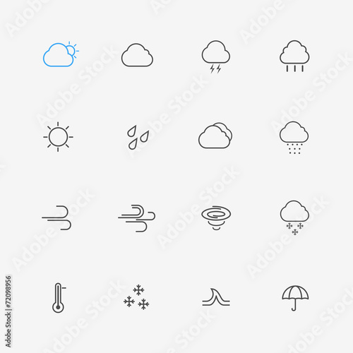 Weather icons