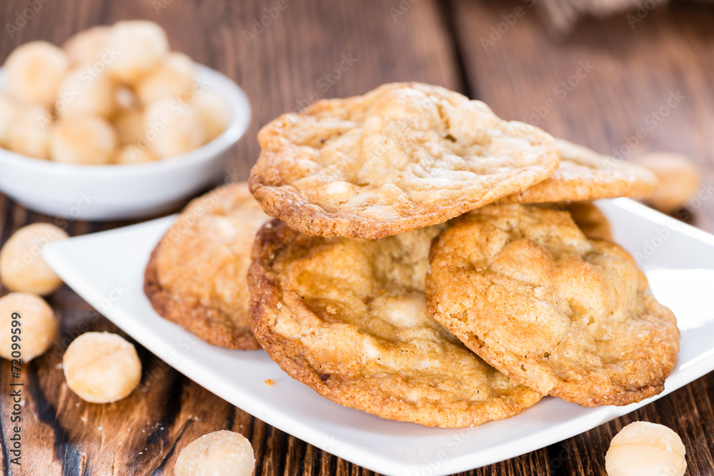 Fresh made Macadamia Cookies Fresh made Macadamia Cookies