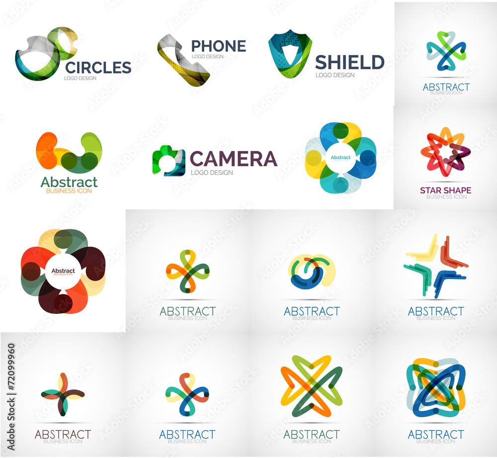 Abstract company logo collection