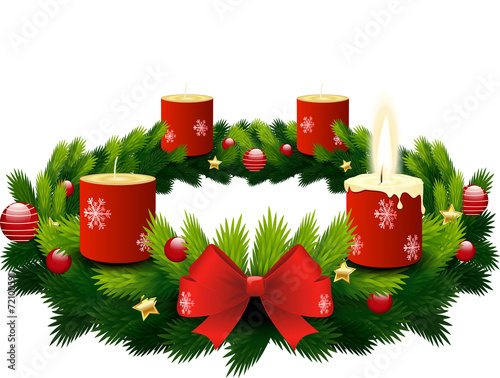 advent wreath 1st candle