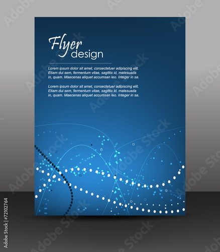 Professional business flyer template or corporate banner