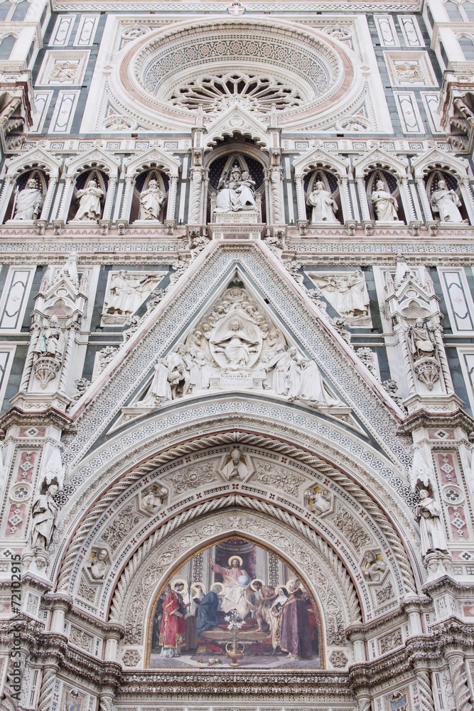 Basilica of Saint Mary of the Flower in Florence, Italy