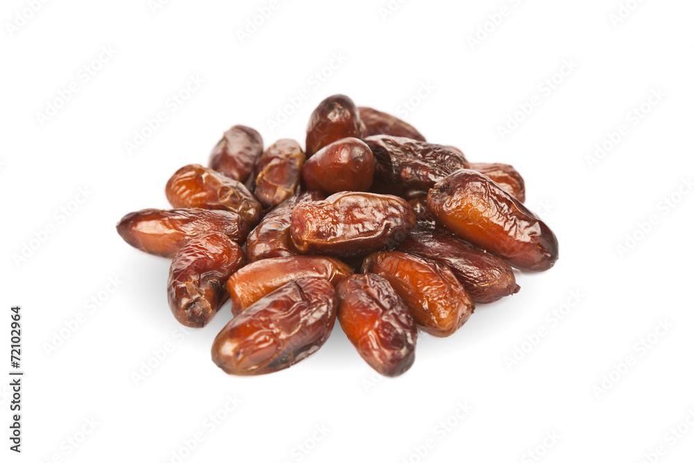 Dates isolated on white background Dates isolated on white background