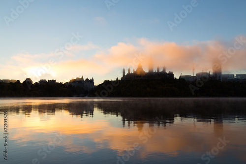 Parliament Hill at Sunrise