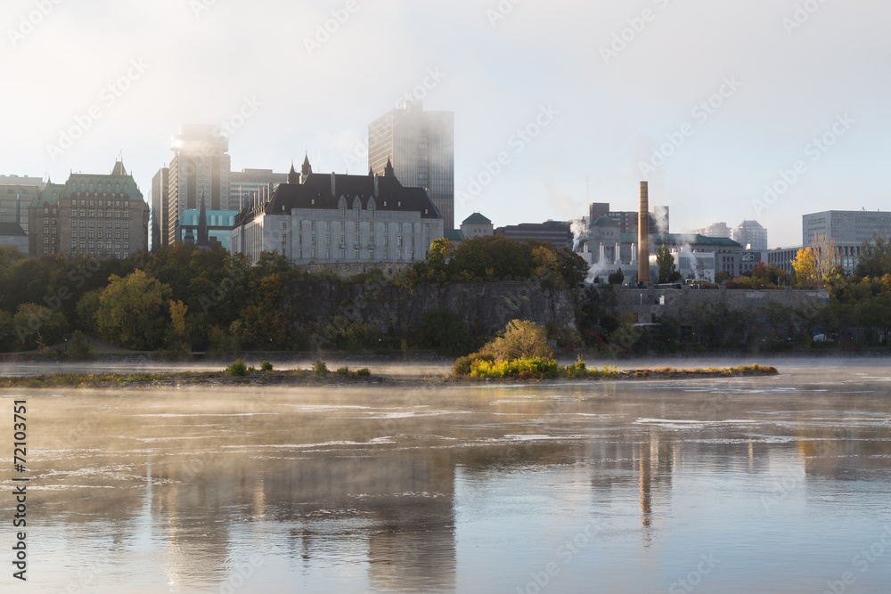 Morning Mist on the Ottawa River