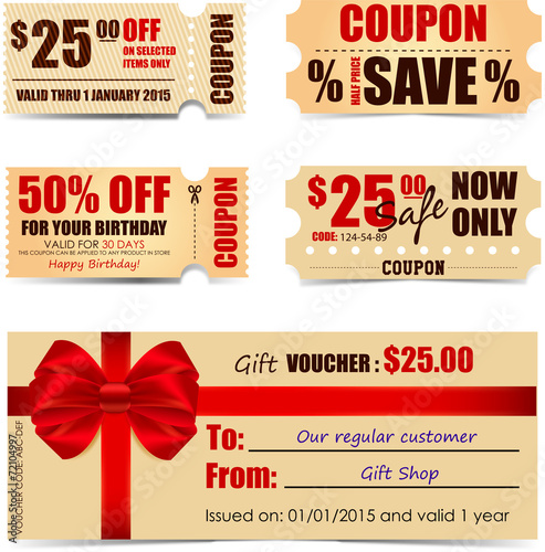 Coupons and Voucher