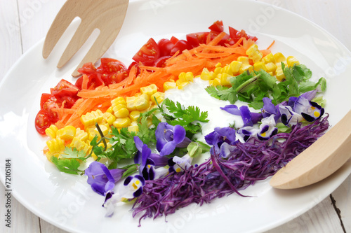 rainbow super salad photo