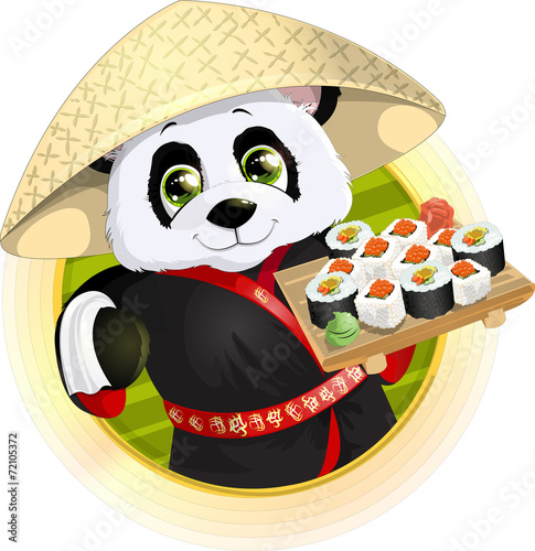 Panda sushi