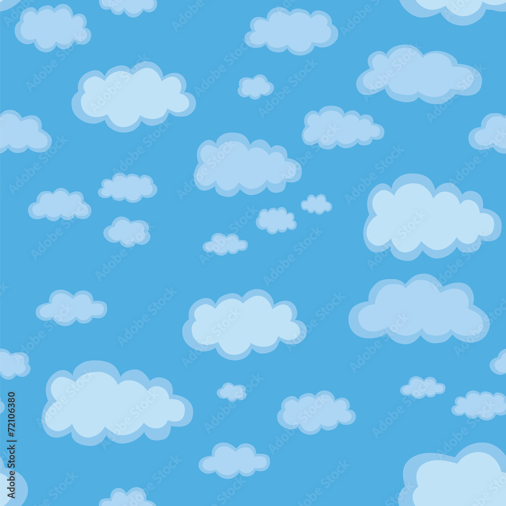 seamless texture with clouds