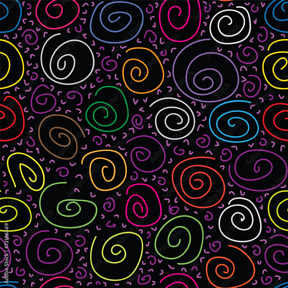 seamless texture with swirls