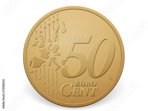 fifty euro cent coin