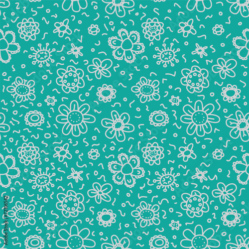 seamless texture with flowers