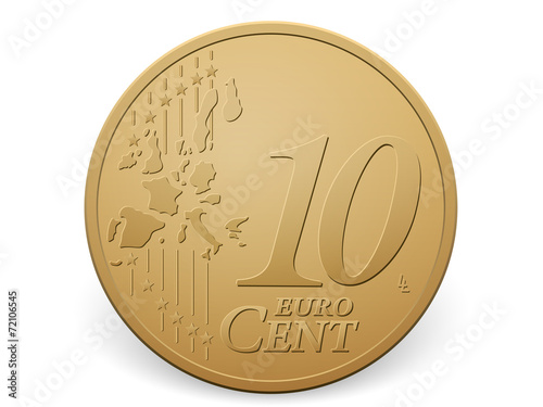 ten euro cent coin photo