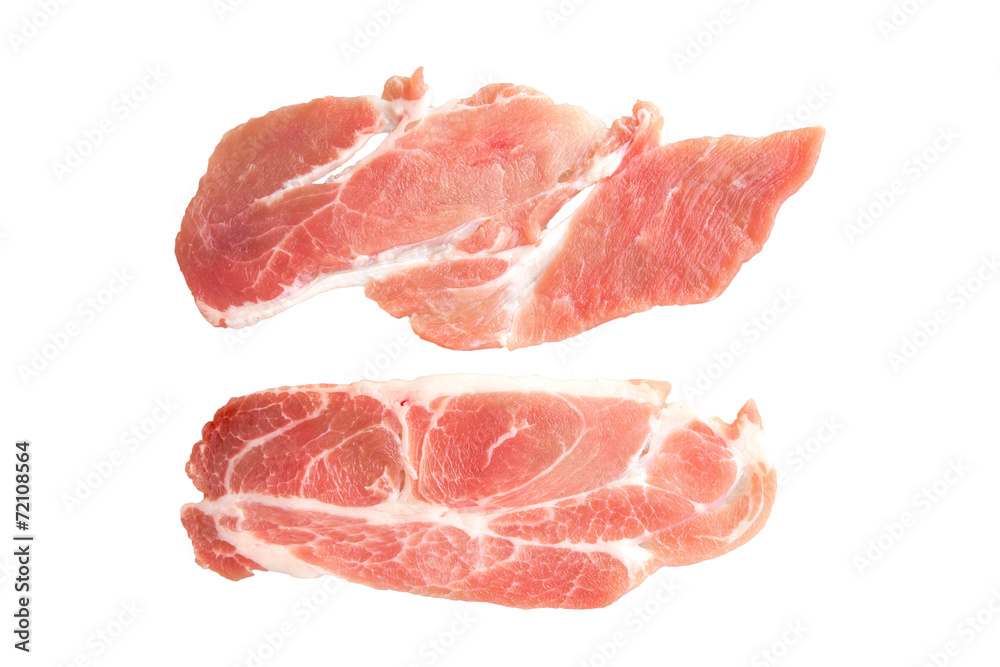 Meat Slyke isolated on white background