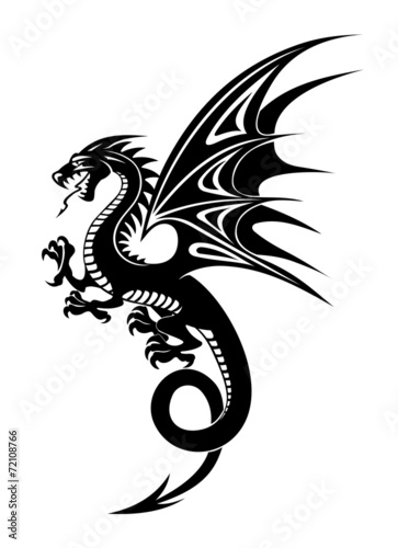 Black dragon © Cartoon images