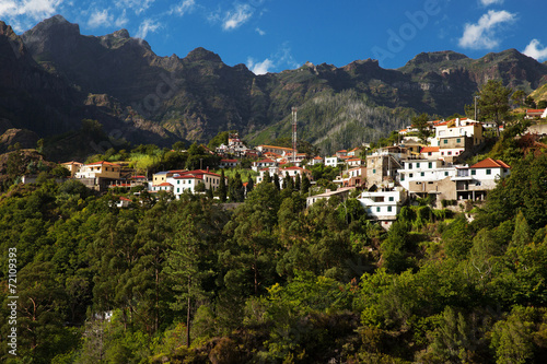 Small village located in the mountains