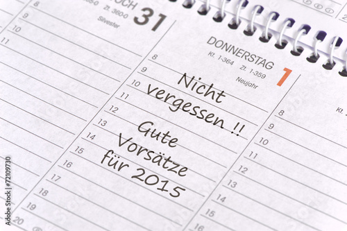 Gute Vors  tze f  r Neujahr 2015 im Kalender