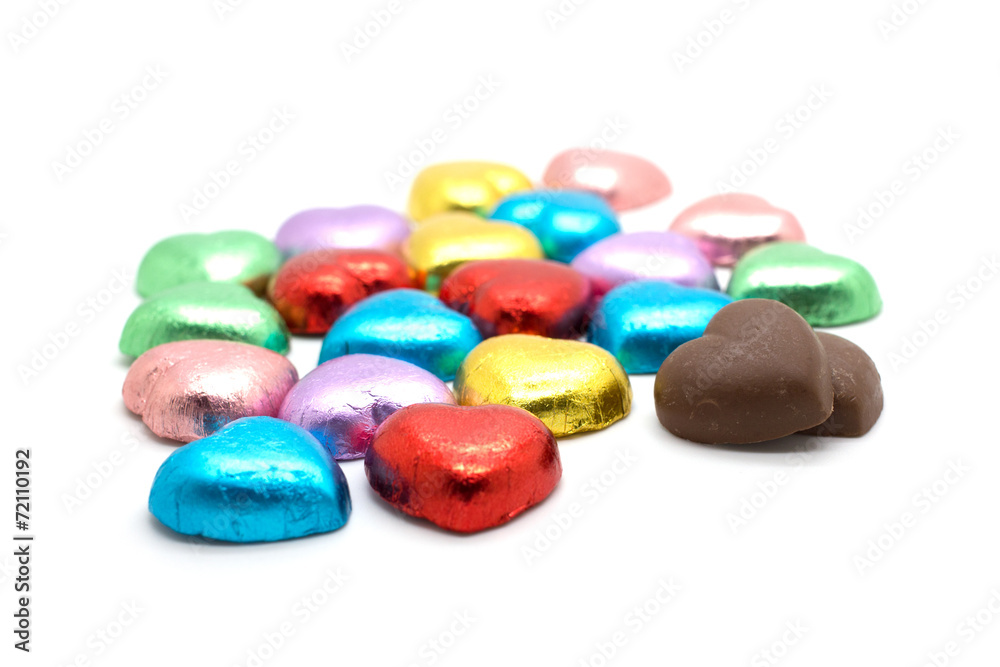 Heart shaped chocolate for love. Heart shaped chocolate for love.