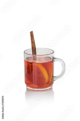 Hot Spiced Wine on white