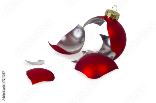 Broken Christmas tree ball