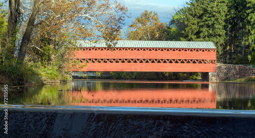 Sachs Covered bridge in Gettysburg, Pennsylvania photo