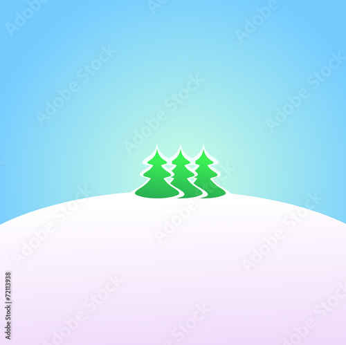 Wallpaper, Winter vector la...