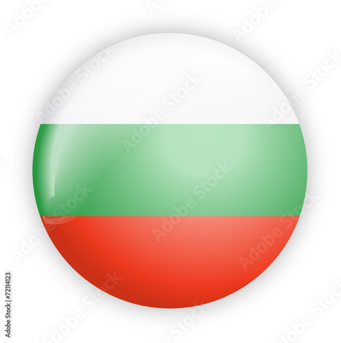 Free Download Bulgaria flag button - GFXLoad
