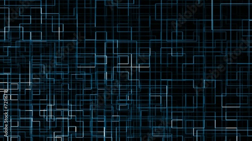 Zusammenfassung blauem Hintergrund, animierte karierten Linie