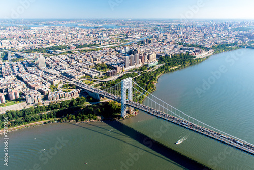 Aerial View of George Washington Bridge, New York/New Jersey photo