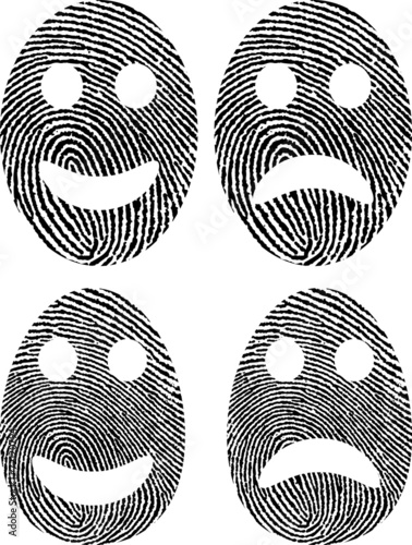 face with fingerprint