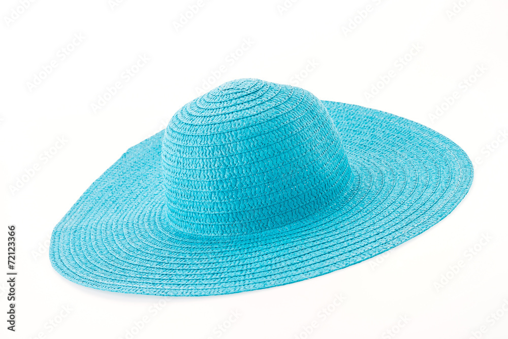 Straw hat isolated on white background Straw hat isolated on white background
