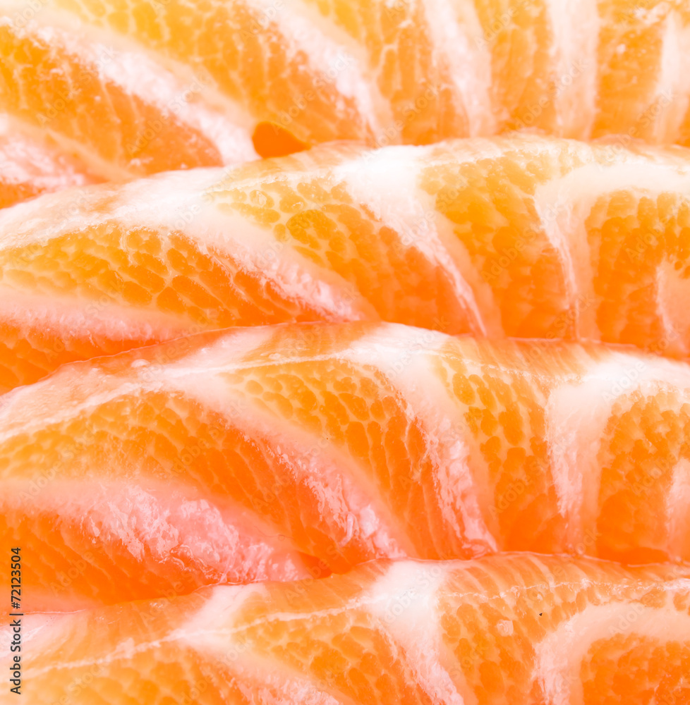 Salmon meat close up Salmon meat close up