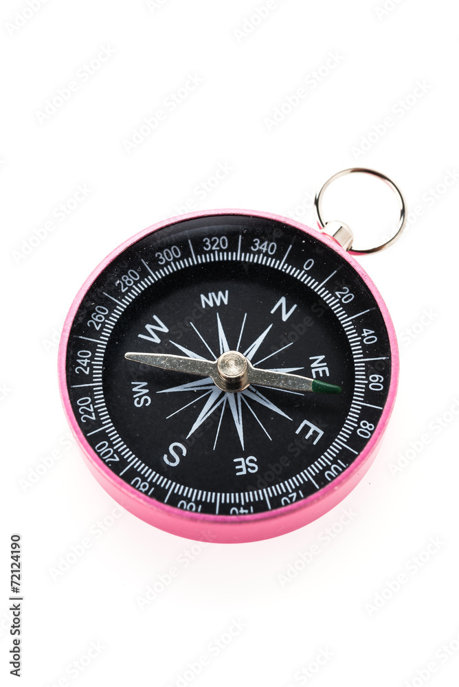 Compass isolated on white background